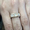 Bague 56 Bague en or jaune 14 ct et diamants 58 Facettes 1994 A 166/26