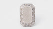 Bague Carolina Bucci - Bague Emerald Cut en or blanc et diamants 58 Facettes 32862
