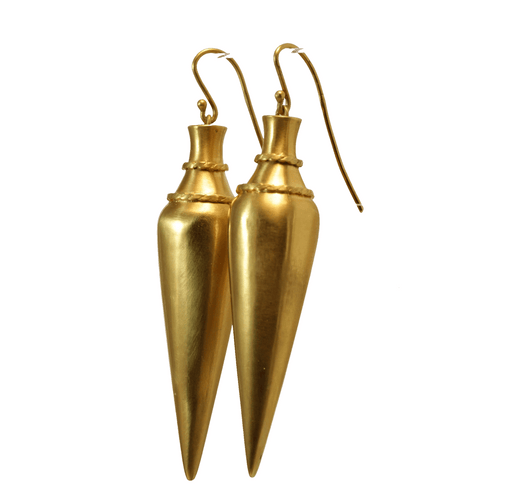 Boucles d'oreilles Boucles d'oreilles amphore anciennes en or 14K 58 Facettes 7716