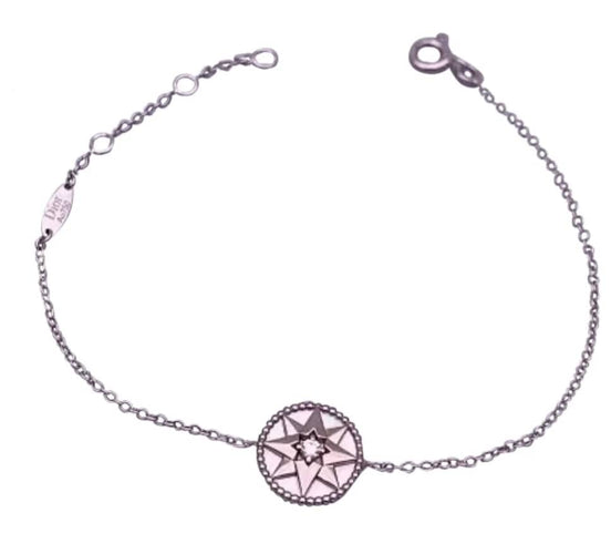 Bracelet Dior Rose des Vents - Bracelet en or blanc, diamant et nacre 58 Facettes jnci50