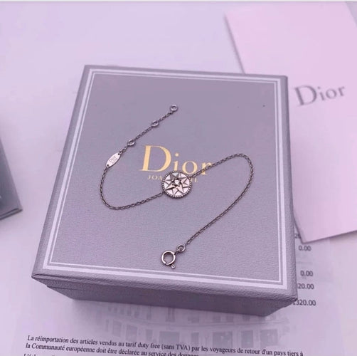 Bracelet Dior Rose des Vents - Bracelet en or blanc, diamant et nacre 58 Facettes jnci50