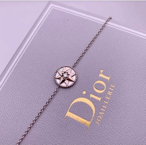 Bracelet Dior Rose des Vents - Bracelet en or blanc, diamant et nacre 58 Facettes jnci50