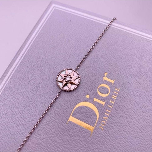 Bracelet Dior Rose des Vents - Bracelet en or blanc, diamant et nacre 58 Facettes jnci50