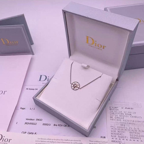 Bracelet Dior Rose des Vents - Bracelet en or blanc, diamant et nacre 58 Facettes jnci50