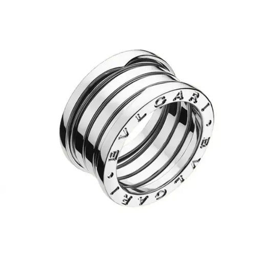 Bague 53 Bulgari B.zero1 - Bague 4 bandes en or blanc 58 Facettes 17218