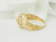 Bague 52 Bague pavée de diamants en or jaune 58 Facettes 33391