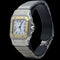Montre Cartier Santos - Montre dame en or jaune 18 ct et acier 58 Facettes MT46892