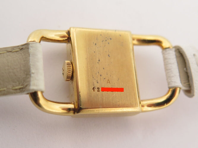 Montre Jaeger-LeCoultre Étrier - Montre mécanique en or jaune 18k 58 Facettes 275191