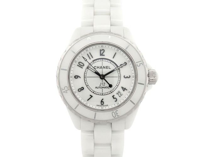 Montre Chanel J12 - Montre automatique 38 mm en céramique blanche 58 Facettes 275140