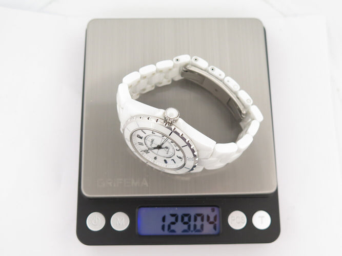 Montre Chanel J12 - Montre automatique 38 mm en céramique blanche 58 Facettes 275140