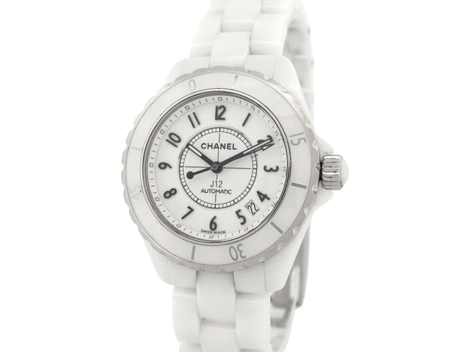 Montre Chanel J12 - Montre automatique 38 mm en céramique blanche 58 Facettes 275140