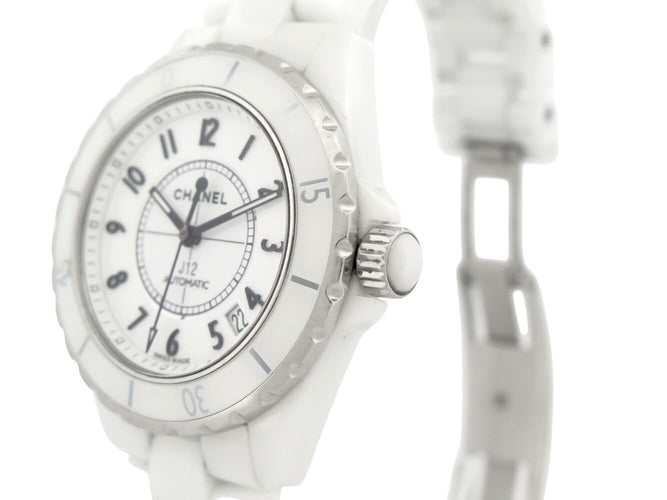 Montre Chanel J12 - Montre automatique 38 mm en céramique blanche 58 Facettes 275140