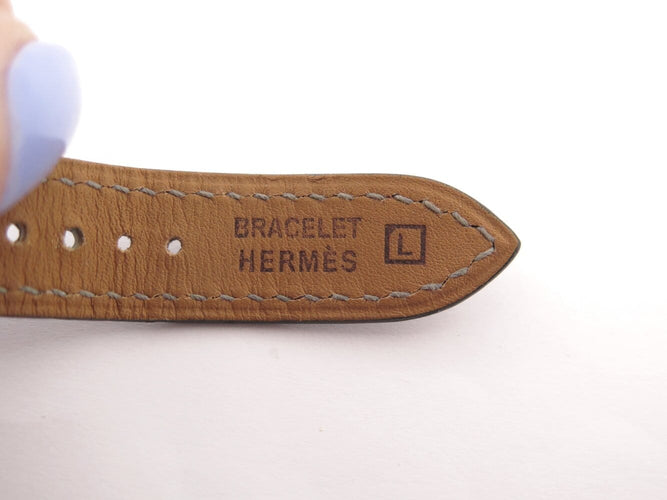 Montre Hermès Sellier - Montre 32 mm en acier et cuir autruche 58 Facettes 275124