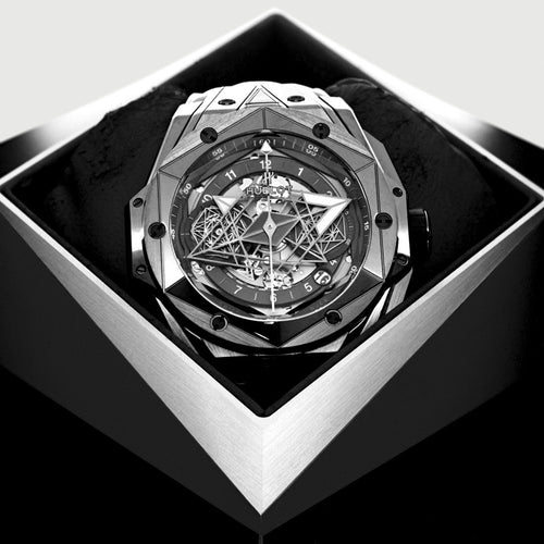 Montre Hublot Big Bang - Montre Sang Bleu All Black en céramique 58 Facettes OC-68802052