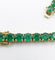 Bracelet Bracelet tennis en or 18 ct avec émeraudes 58 Facettes BR/002