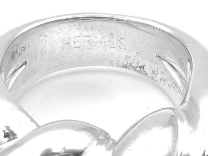 Bague 53 Hermès Torsades - Bague en argent 925 58 Facettes HERMES BG