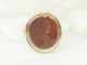 Bague 62 Bague intaille en or jaune, or rose et cornaline 58 Facettes 33779