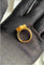Bague 51 Van Cleef & Arpels Vintage Alhambra - Bague en or jaune, onyx et diamant 58 Facettes jnci51