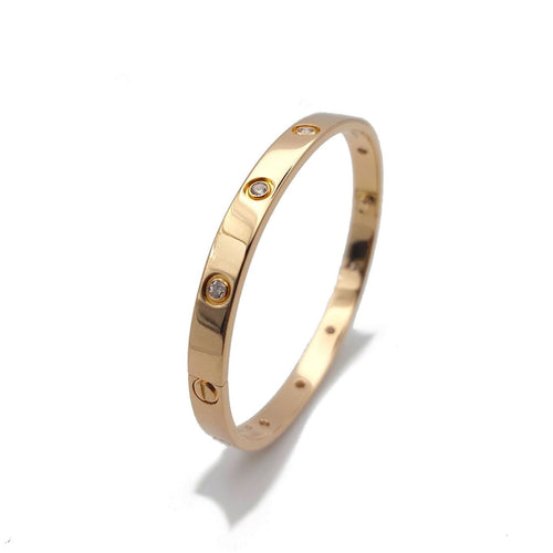 Bracelet Cartier Love - Bracelet en or jaune 18k et diamants 58 Facettes 262