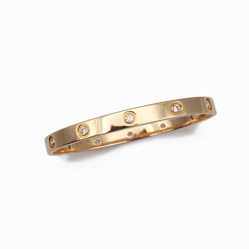 Bracelet Cartier Love - Bracelet en or jaune 18k et diamants 58 Facettes 262