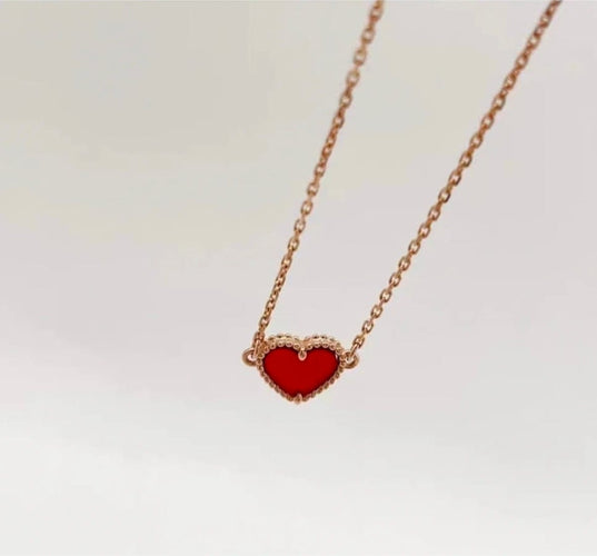 Bracelet Van Cleef & Arpels Alhambra - Bracelet en or rose et cornaline 58 Facettes jnci52