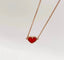 Bracelet Van Cleef & Arpels Alhambra - Bracelet en or rose et cornaline 58 Facettes jnci52