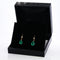 Boucles d'oreilles Boucles d'oreilles en or jaune 585 et émeraudes naturelles 58 Facettes E018
