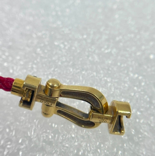 Bracelet Fred Force 10 - Bracelet moyen modèle en or jaune et diamants 58 Facettes jnci53