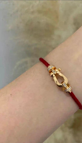 Bracelet Fred Force 10 - Bracelet moyen modèle en or jaune et diamants 58 Facettes jnci53