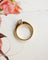 Bague 51 Solitaire - Bague en or bicolore et diamant ovale 58 Facettes A12104