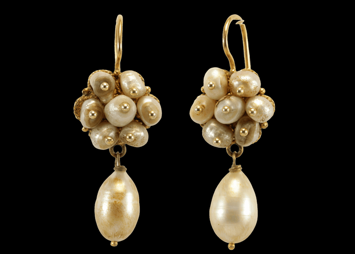 Boucles d'oreilles Boucles d'oreilles anciennes en or 14K et perles 58 Facettes 7718