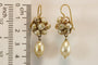 Boucles d'oreilles Boucles d'oreilles anciennes en or 14K et perles 58 Facettes 7718