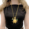 Collier Henri Hecht Maïk - Collier Le Clown et le Lion en or jaune 58 Facettes 35717