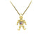 Collier Chopard Happy Clown - Collier en or jaune, diamants et pierres de couleur 58 Facettes 35725