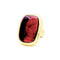 Bague 53 Pomellato Cardinale - Bague en or jaune et tourmaline rouge 58 Facettes 35661
