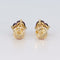 Boucles d'oreilles Boucles d'oreilles en or jaune 14 ct et grenats cœur 58 Facettes E018