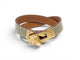 Bracelet Hermès Kelly Double Tour - Bracelet M en cuir de lézard 58 Facettes 275252