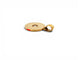Pendentif Cartier - Pendentif cercle en or jaune 18k et diamant 58 Facettes 274881