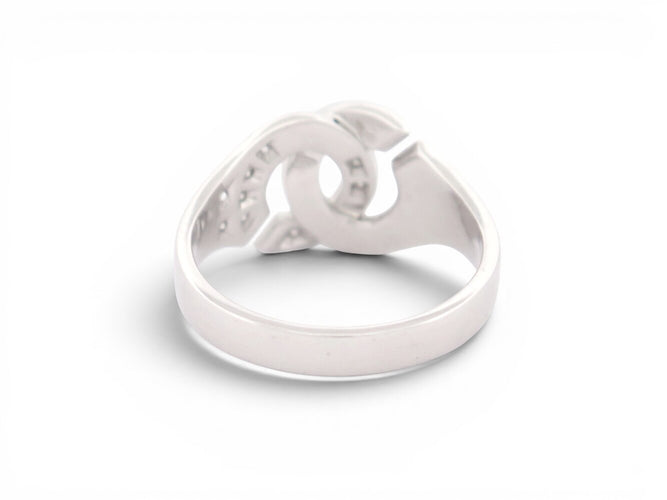 Bague 53 Dinh Van Menottes - Bague R10 en or blanc et diamants 58 Facettes 274726