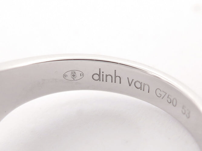 Bague 53 Dinh Van Menottes - Bague R10 en or blanc et diamants 58 Facettes 274726