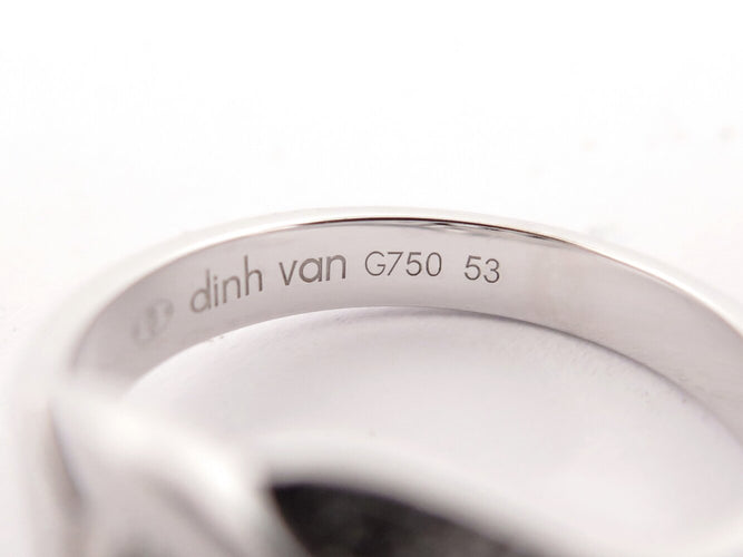 Bague 53 Dinh Van Menottes - Bague R10 en or blanc et diamants 58 Facettes 274726