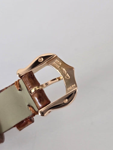 Montre Cartier Baignoire - Montre en or rose 58 Facettes 1