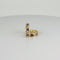 Boucles d'oreilles Boucles d'oreilles en or jaune, saphirs violets et blancs 58 Facettes 2604012