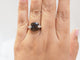Bague 53 Bague en or blanc, quartz fumé et diamants 58 Facettes 33304
