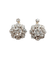 Boucles d'oreilles Dormeuses marguerite - Boucles d'oreilles en or 18k, platine et diamants 58 Facettes A07298