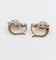 Boucles d'oreilles Dormeuses marguerite - Boucles d'oreilles en or 18k, platine et diamants 58 Facettes A07298