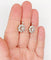 Boucles d'oreilles Dormeuses marguerite - Boucles d'oreilles en or 18k, platine et diamants 58 Facettes A07298