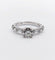 Bague 48 Art déco - Bague solitaire en or blanc 18k et diamants 58 Facettes A07315