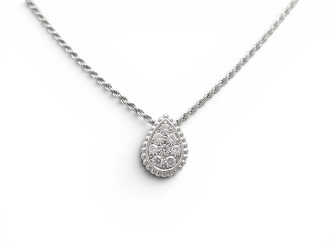 Collier Boucheron Serpent Bohème - Collier pendentif en or blanc et diamants 58 Facettes 275236