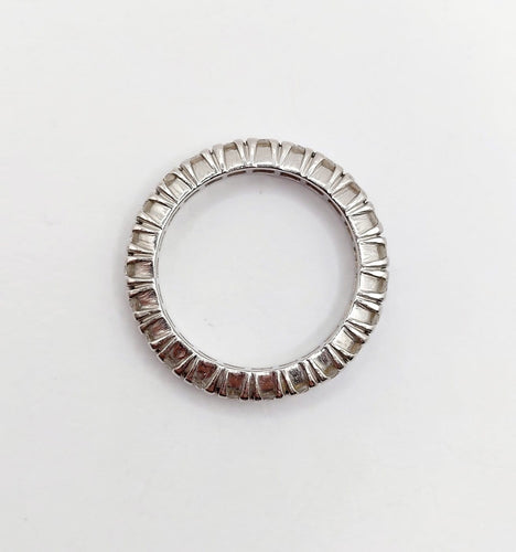 Bague 51 Alliance américaine Art déco - Bague en platine et diamants 58 Facettes A07302